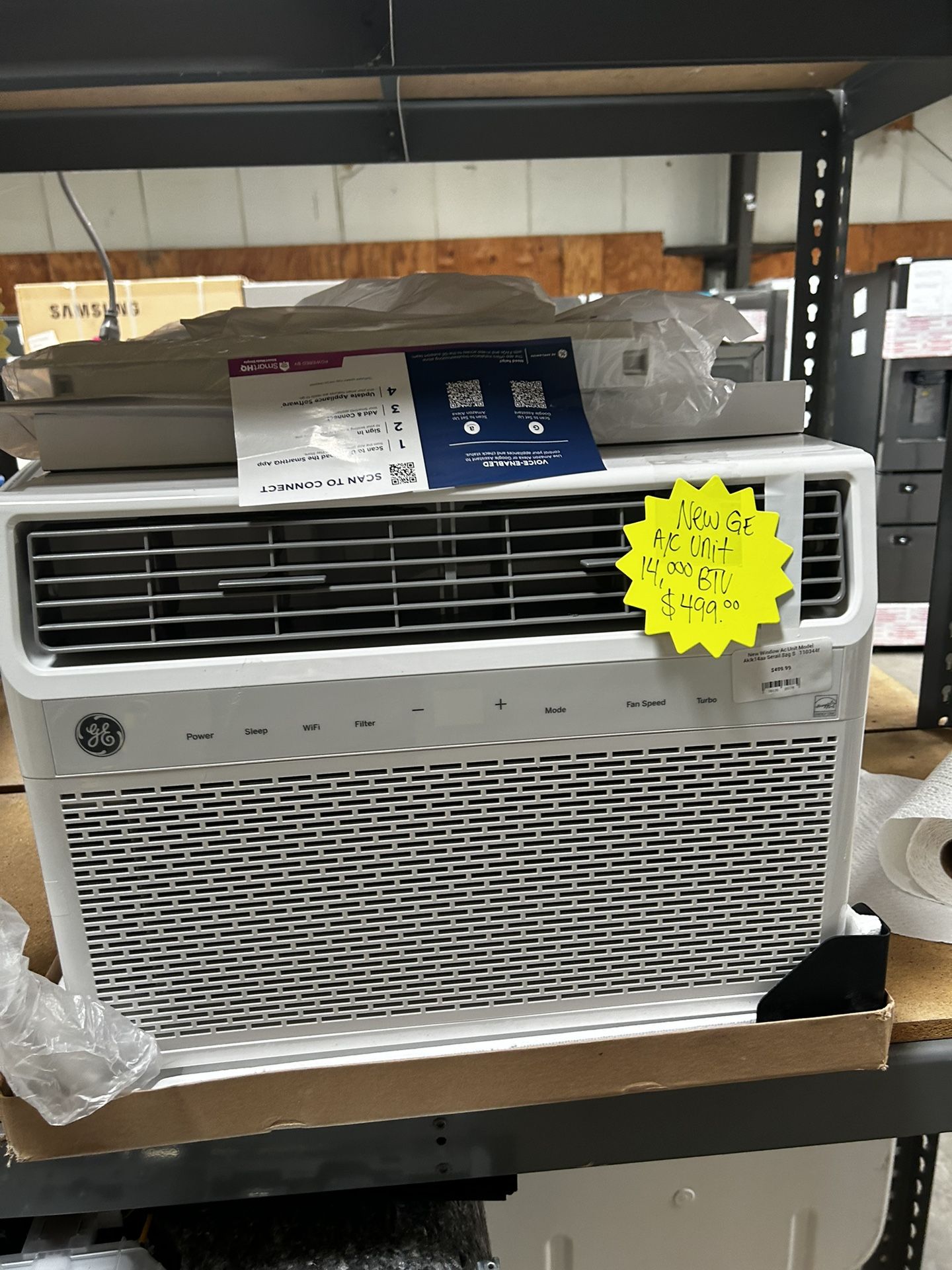 New 14,000 BTU Ac Unit $499