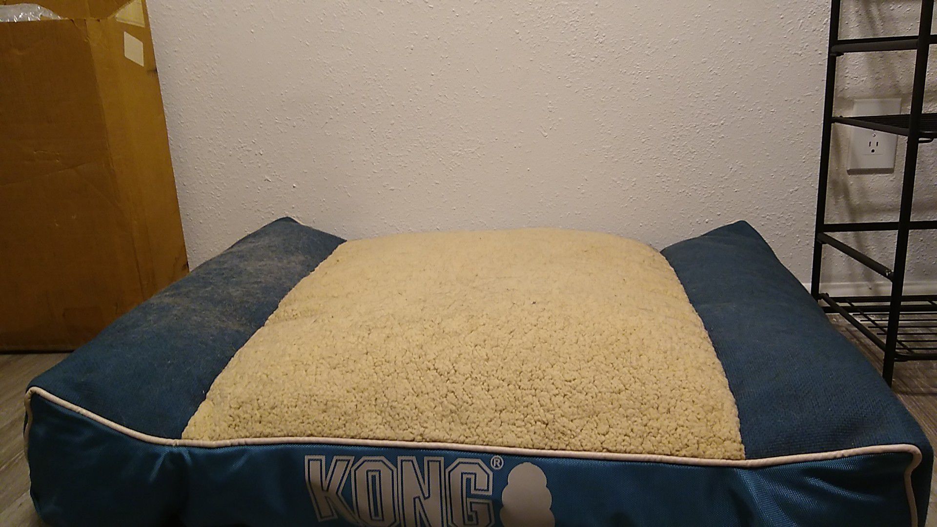 Kong bed, never used by dog, cat liked it, so it could use a vacume (I would but I don't own one)