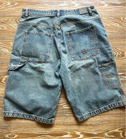 Vintage Y2K Ecko Unltd. Men's 36 Denim Carpenter Shorts Medium Wash 5-Pocket