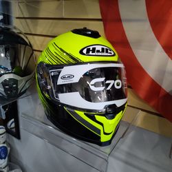 HJC C70 Full-Face Motorcycle Helmet DOT ECE approved size large brand new