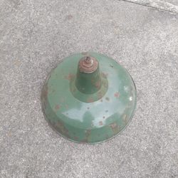 Antique Porcelain Enamel Light Shade