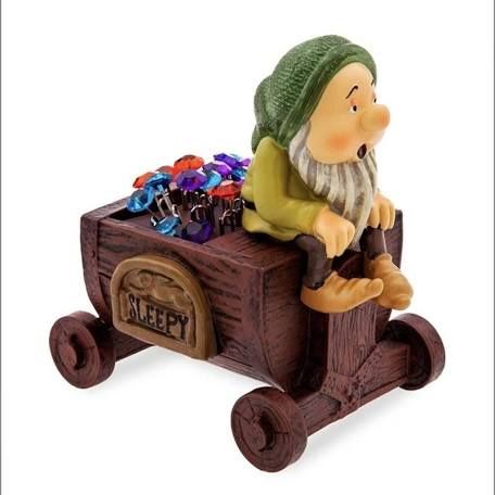 2022 Disney Parks Snow White & Seven Dwarfs Sleepy Figural Desk Trinket Tray