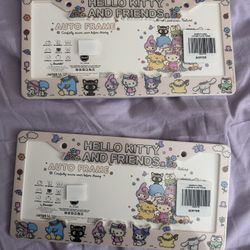 Sanrio Hello Kitty and Friends Floral License Plate Frame
