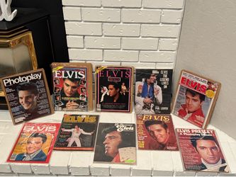 Vintage Elvis Presley Magazine Collection Lot of 10