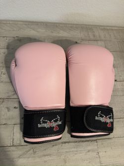 Women's Boxing Gloves 12oz - Pink/Black