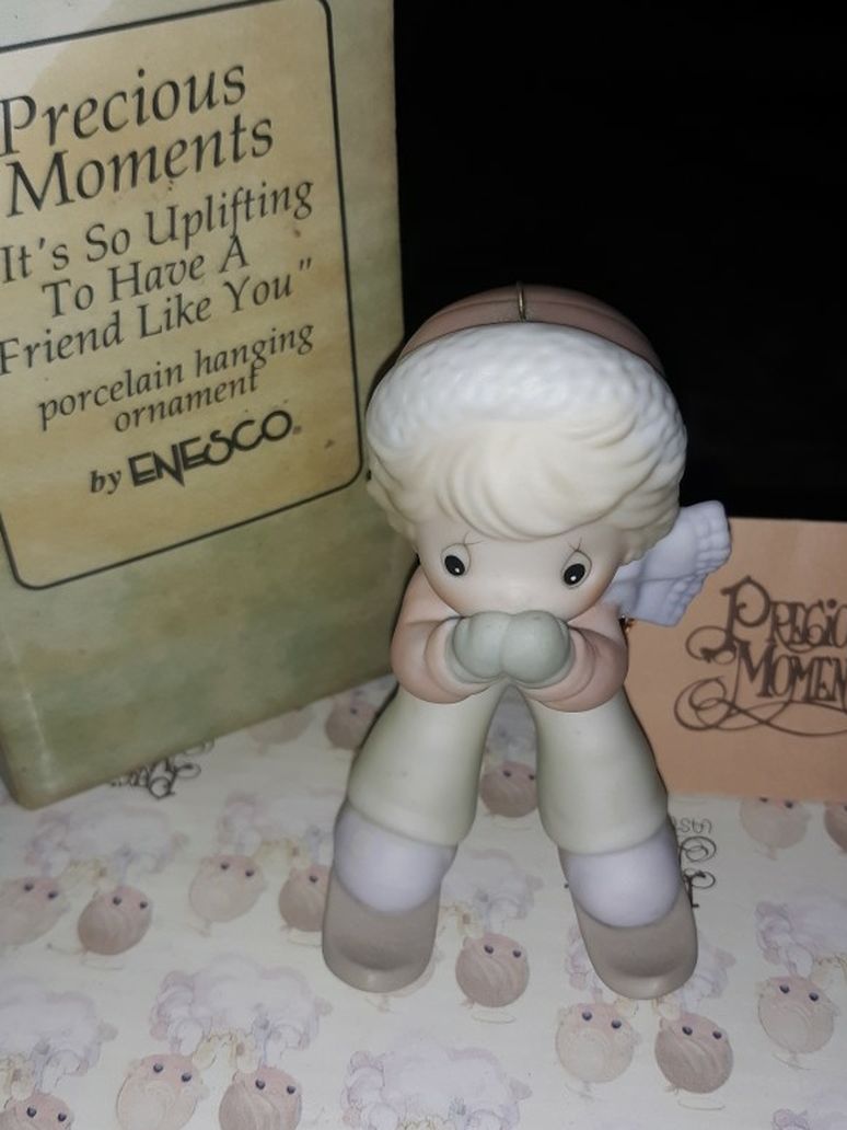 2 Vintage Precious Moments Ornaments