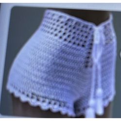 Ladies Crochet Shorts