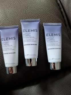 Elemis set of three tubes of peptide4 plumping pillow facial
