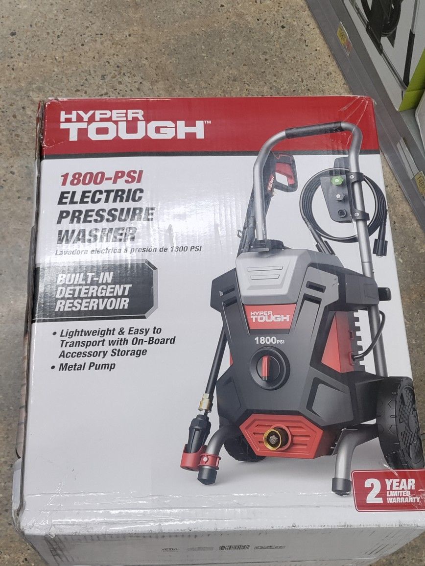 Hyper Tough Electric Pressure Washer 1800PSI