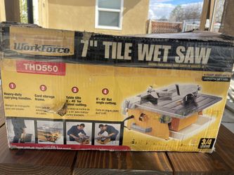 Workforce 7” Wet Tile Saw