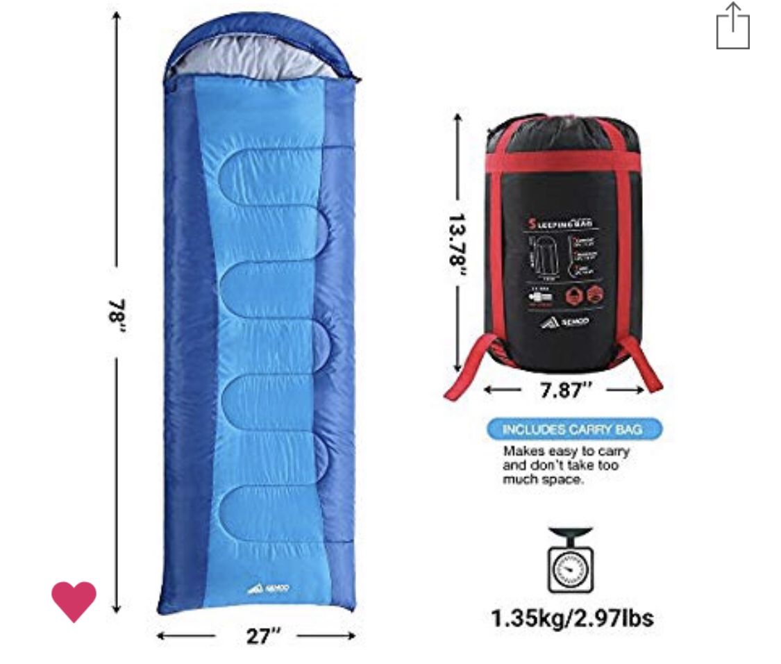Light weight portal water resistance sleeping bag