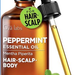 Peppermint Essential Oil - 4 Fl Oz - for Hair, Skin, Diffuser, Aromatherapy