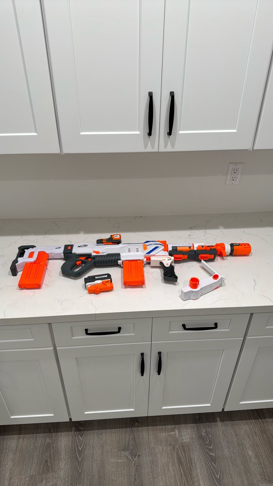 Nerf Blaster With Accessories