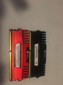 Corsair 8 gb each stick