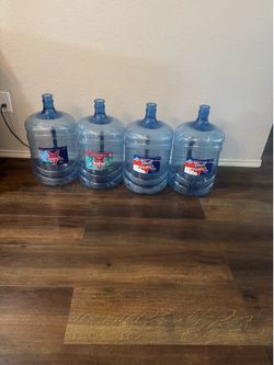 4 5 gallon water jugs