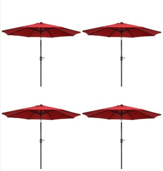 Patio Umbrella Red Color 