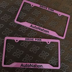 Drive Pink License Plate 
