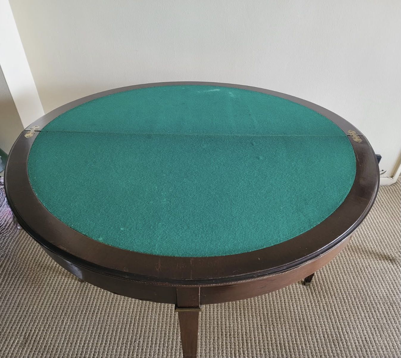 Magnificent Antique Table Converts To Card Table