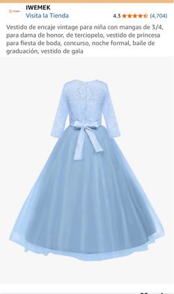 Vestido de princesa para niñas nuevo