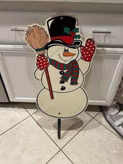 Snowman Decor $10