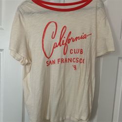 WOMENS XL CALIFORNIA T SHIRT TOP