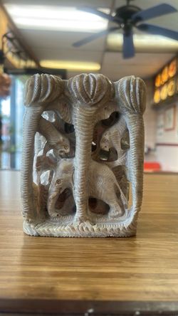 Stone carved