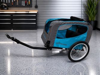 Like New Schwinn Rascal Pet Bike Trailer – Teal/Gray – new