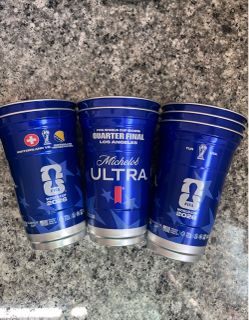 world cup aluminum cups