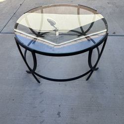 Glass Top Coffee Table 