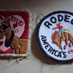 Vintage Horse & Rodeo Patch Collection - plus NC Local Interest