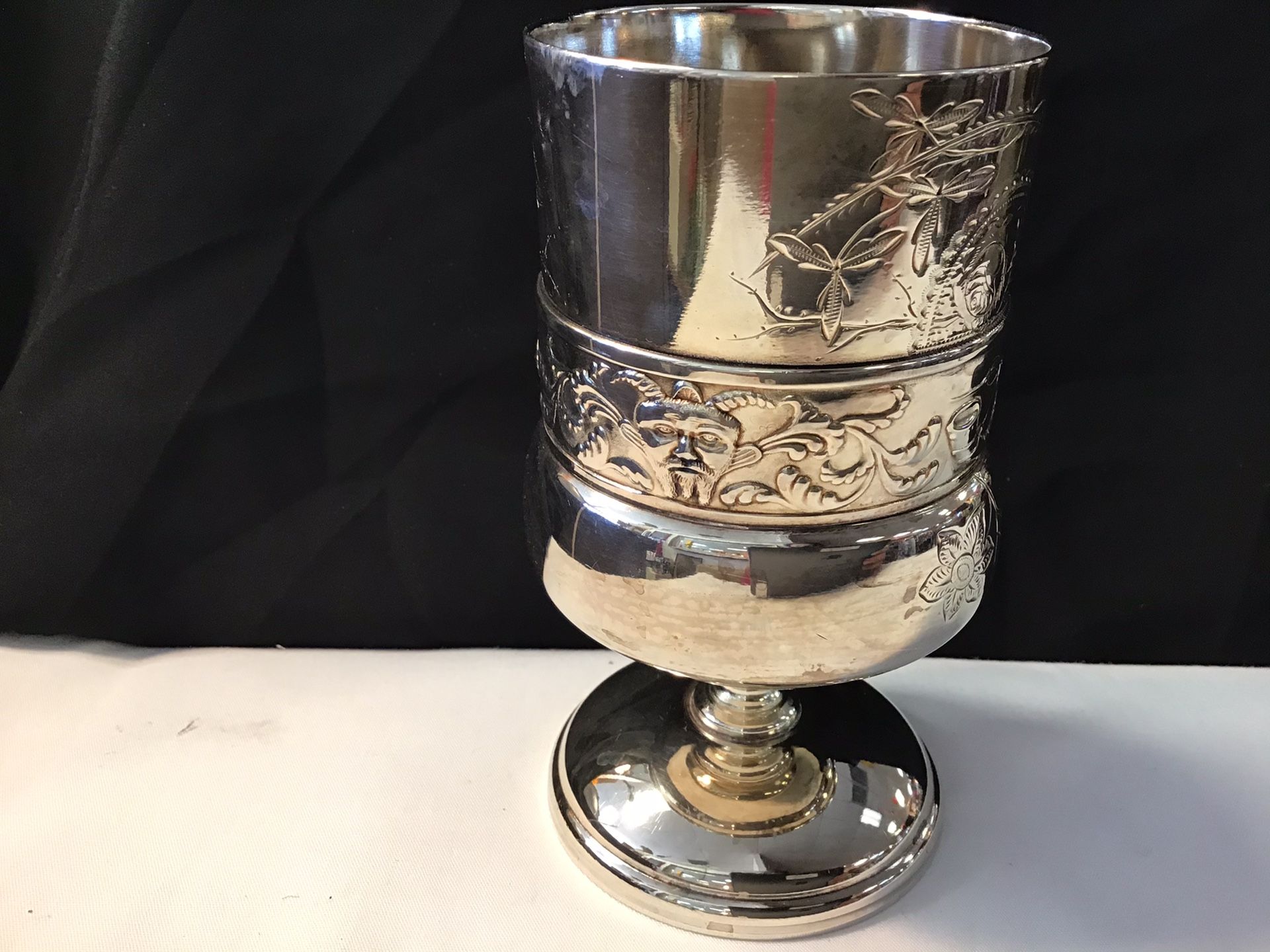 The acme silverplate goblet