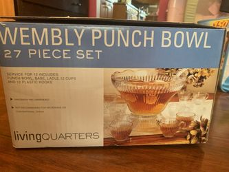 Punch Bowl 7 Piece Set