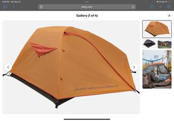 NEW ALPS Mountaineering Zephyr 3 Person Tent COPPER ⛺️ Rust