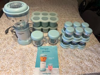 NutriBullet Baby Complete Baby Food Prep System w/ Storage Cups Tray Recipe Guid