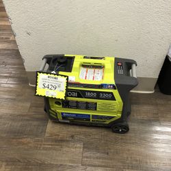 96091 Ryobi RYI2322VNM Good Condition Generator Inverter Gas Powered 2300 Starting Watt 1800 Running Watt 576168