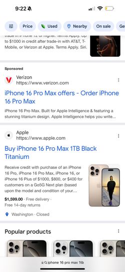 iPhone 16 Pro Max 1TB