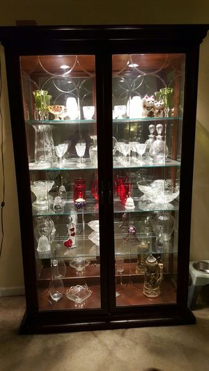 New And Used Antique Cabinets For In Scranton Pa Offerup Antique Wood And Gl Light Up China Cabinet For In Factoryville Pa