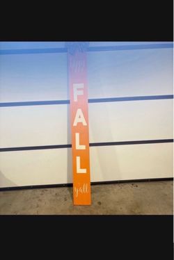 Fall front door decor in good condition $30