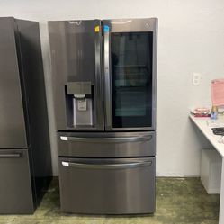LG Instaview Four Door French Door Refrigerator