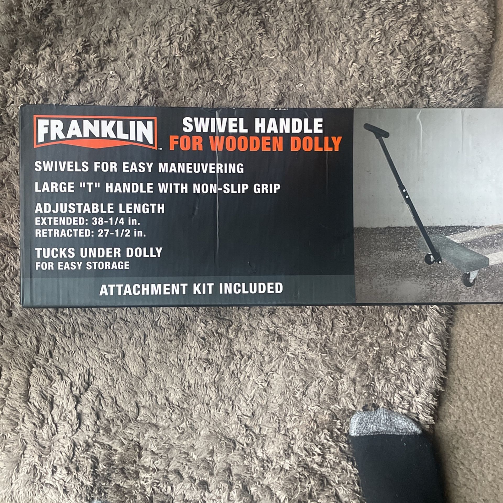 Swivel Handle For Wooden Dolly
