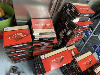 Over 100 New Car Air Filters $125 