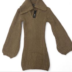 Tessa Chunky Knit Sweater Mini Dress