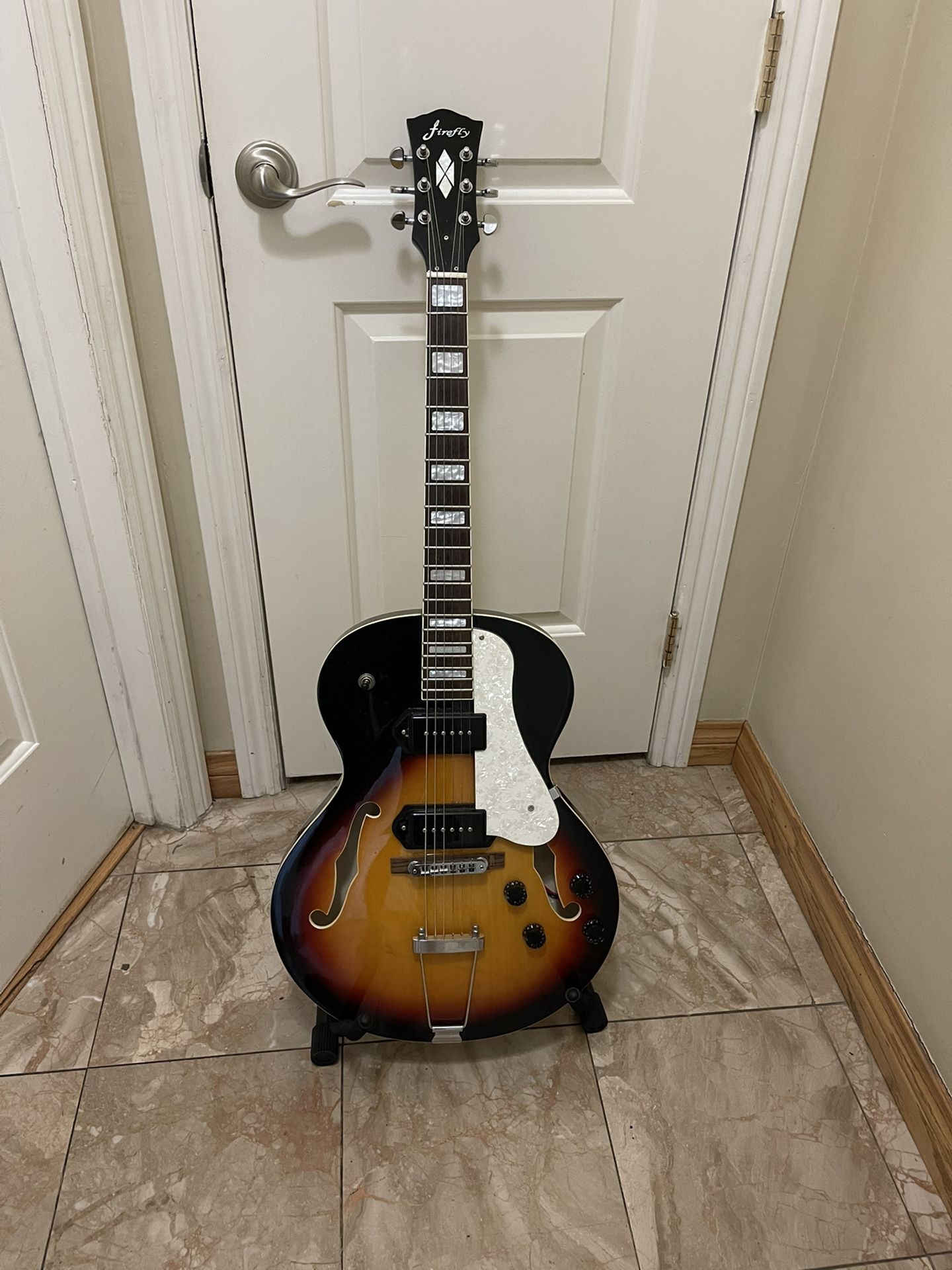 Firefly Electric Guitar with P90 Pickups - Rare Limited Edition Crossroads FFTHB Hollowbody