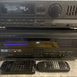 TECHNICS RECEIVER & CD CHANGER
