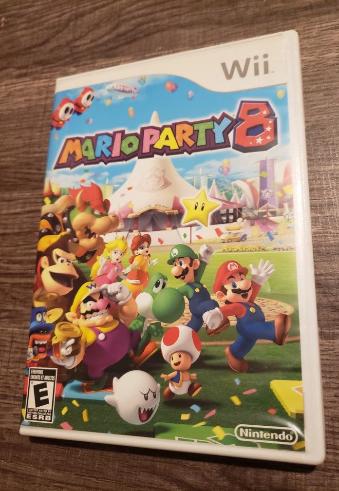 Mario Party 8 (Nintendo Wii, 2007) Complete With Manual