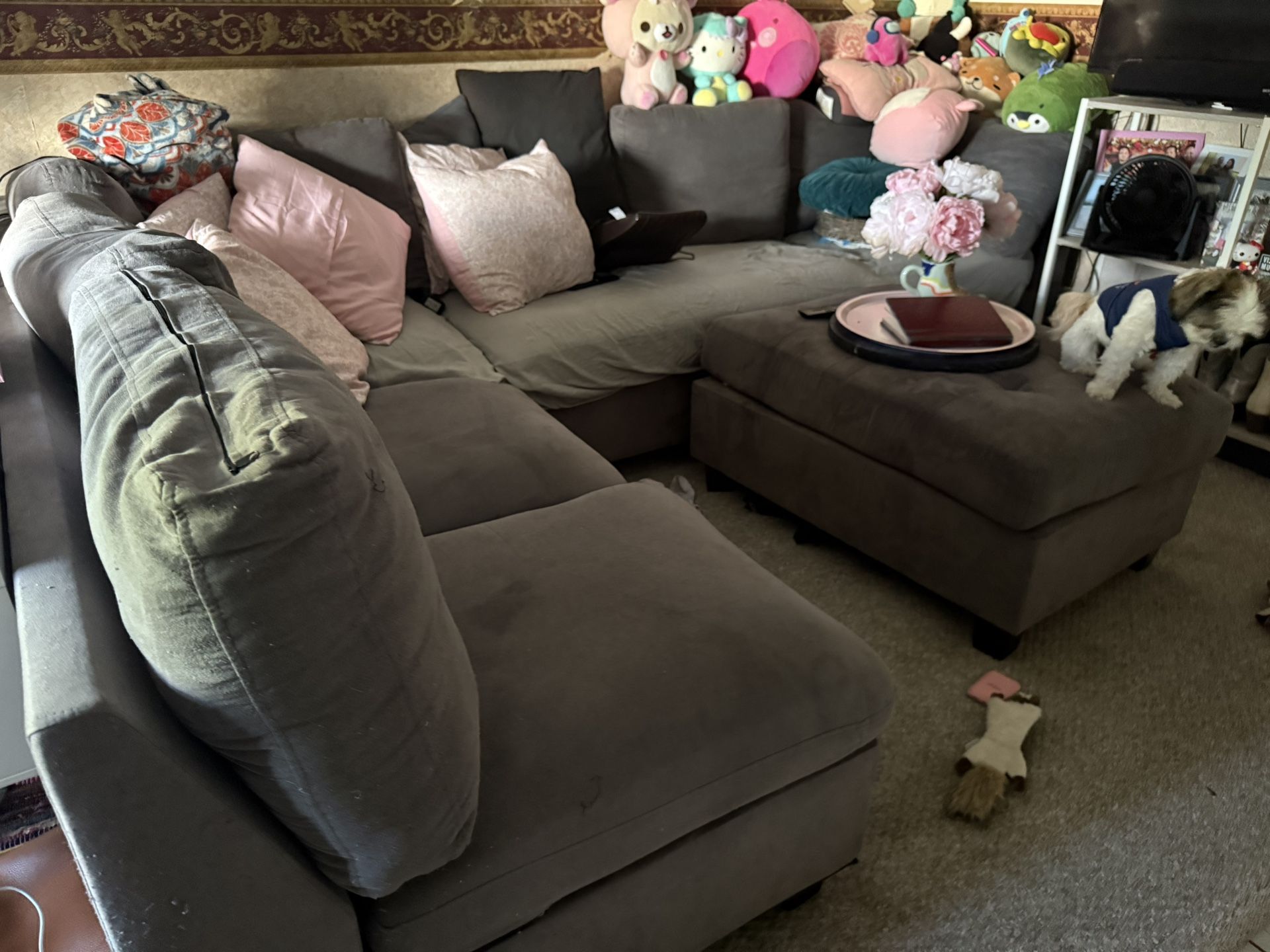 Sectional couch - clean, Good Condition - ASAP  PICK UP