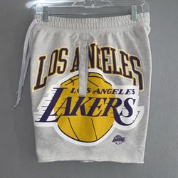 Nike Los Angeles Lakers 75th Anniversary Courtside Fleece Shorts Small