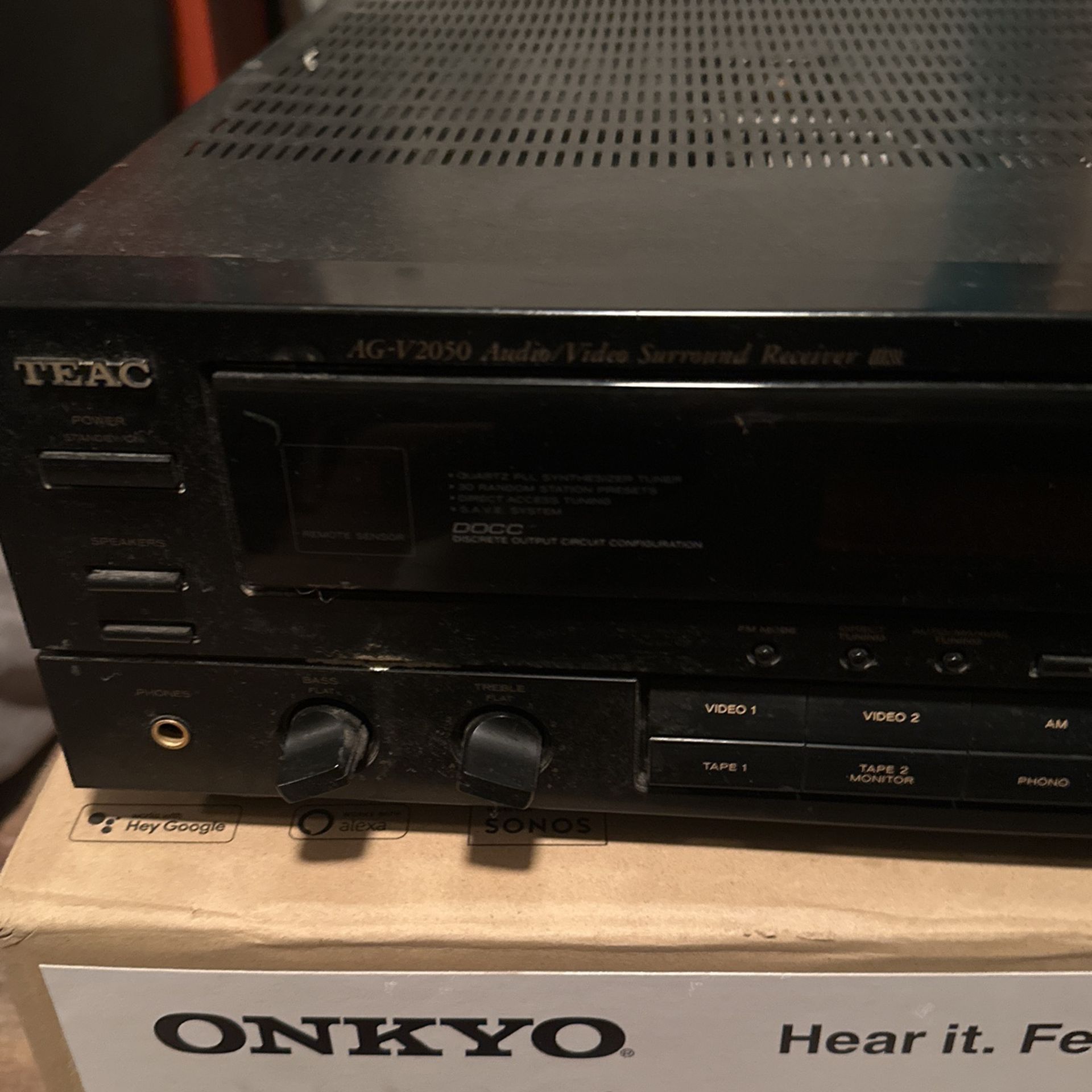 Teac AG-V2050 audio video surround receiver