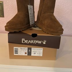New Bearpaw Toddler Size 8 Zipper 