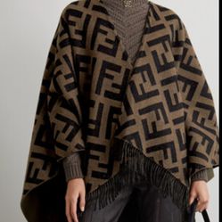 Wool Fendi Ft Poncho